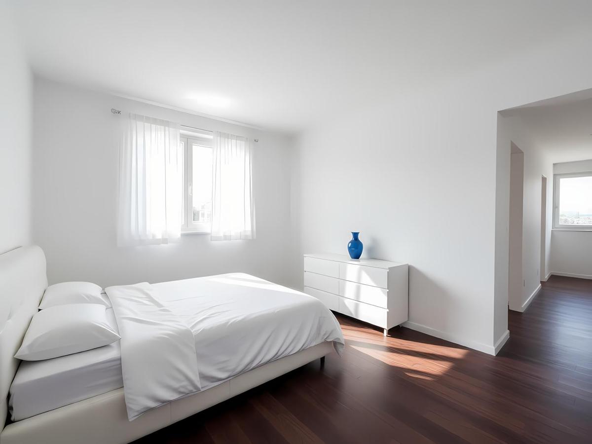 KI INTERPRETATION Schlafzimmer mit Ankleide