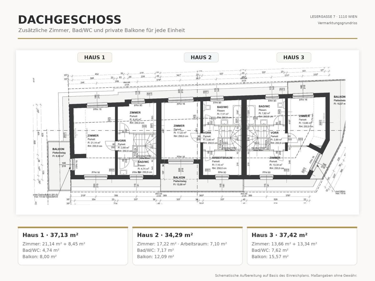 GrundrissPlan Dachgeschoss