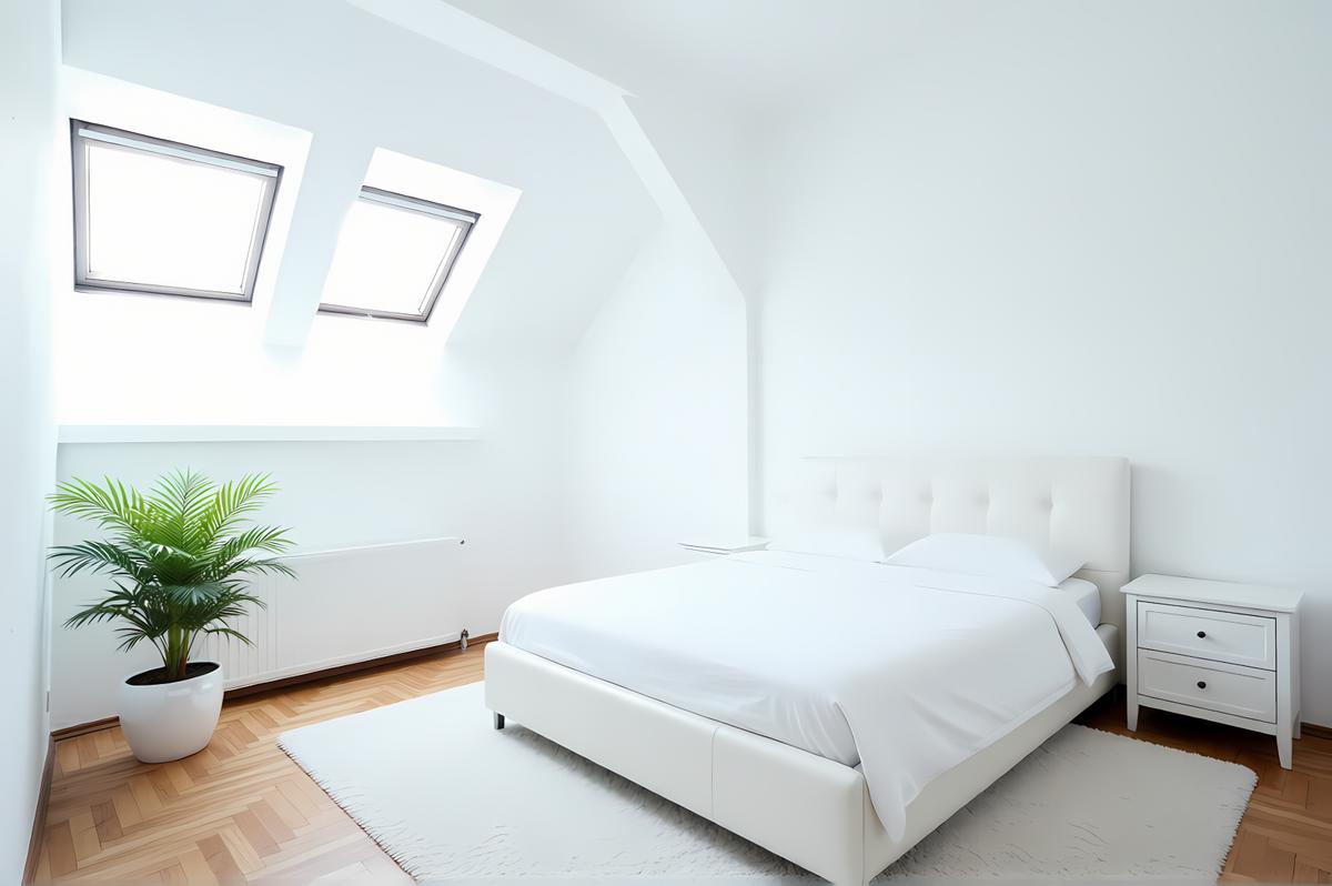 Schlafzimmer virtuell eingerichtet