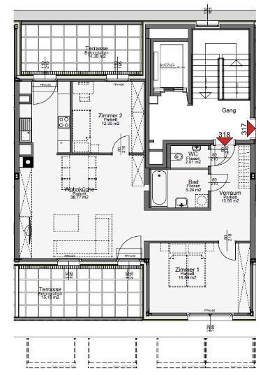 Grundriss Top 318