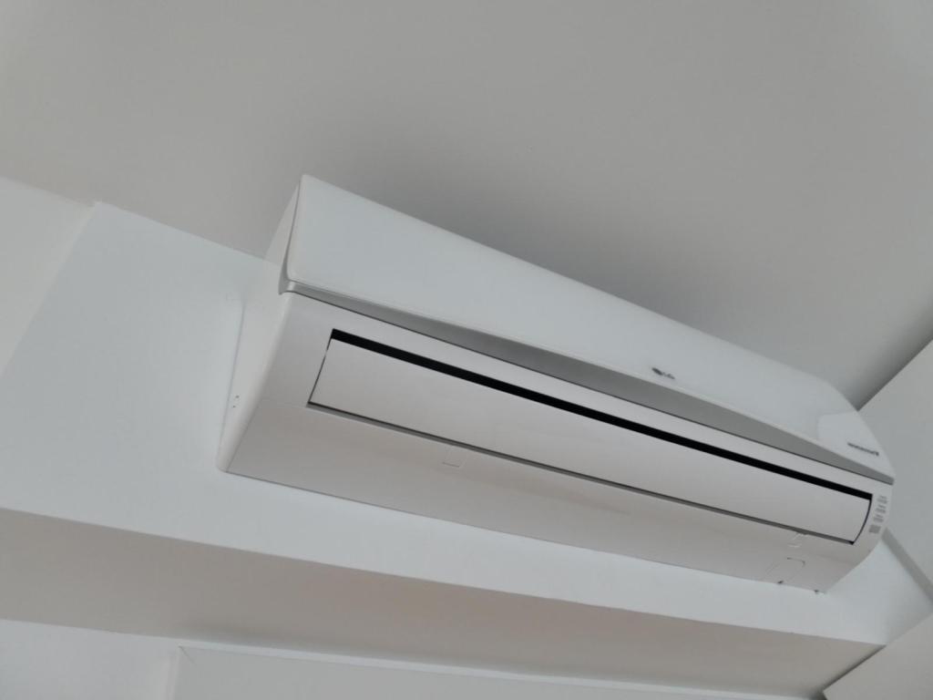 Klimaanlage und Fu�bodenheizung