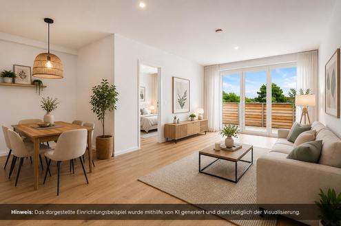 "Provisionsfrei f�r den K�ufer - Dachgeschoss 1- Zimmer- mit Balkon"