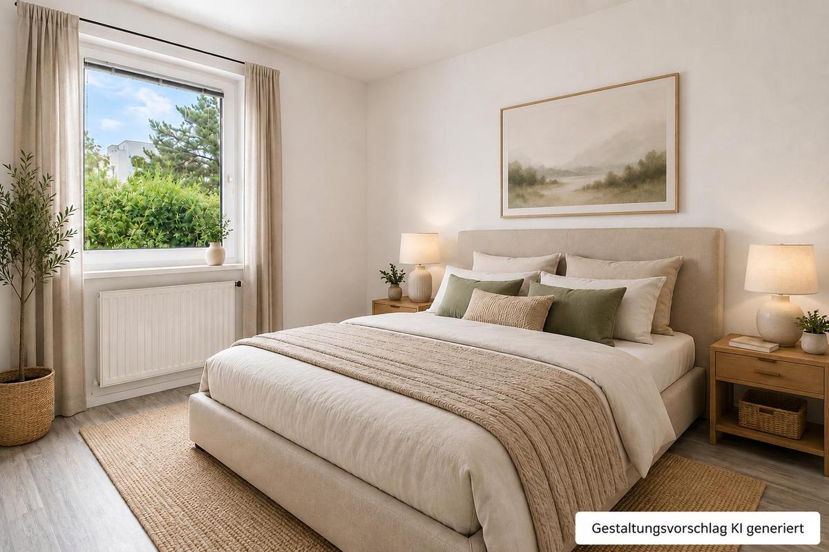 Schlafzimmer, Gestaltungsvorschlag