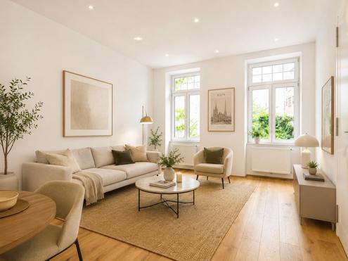 "Friedensbr�cke ums Eck-2 Zimmer Wohnung! Kurzzeitvermietung m�glich"