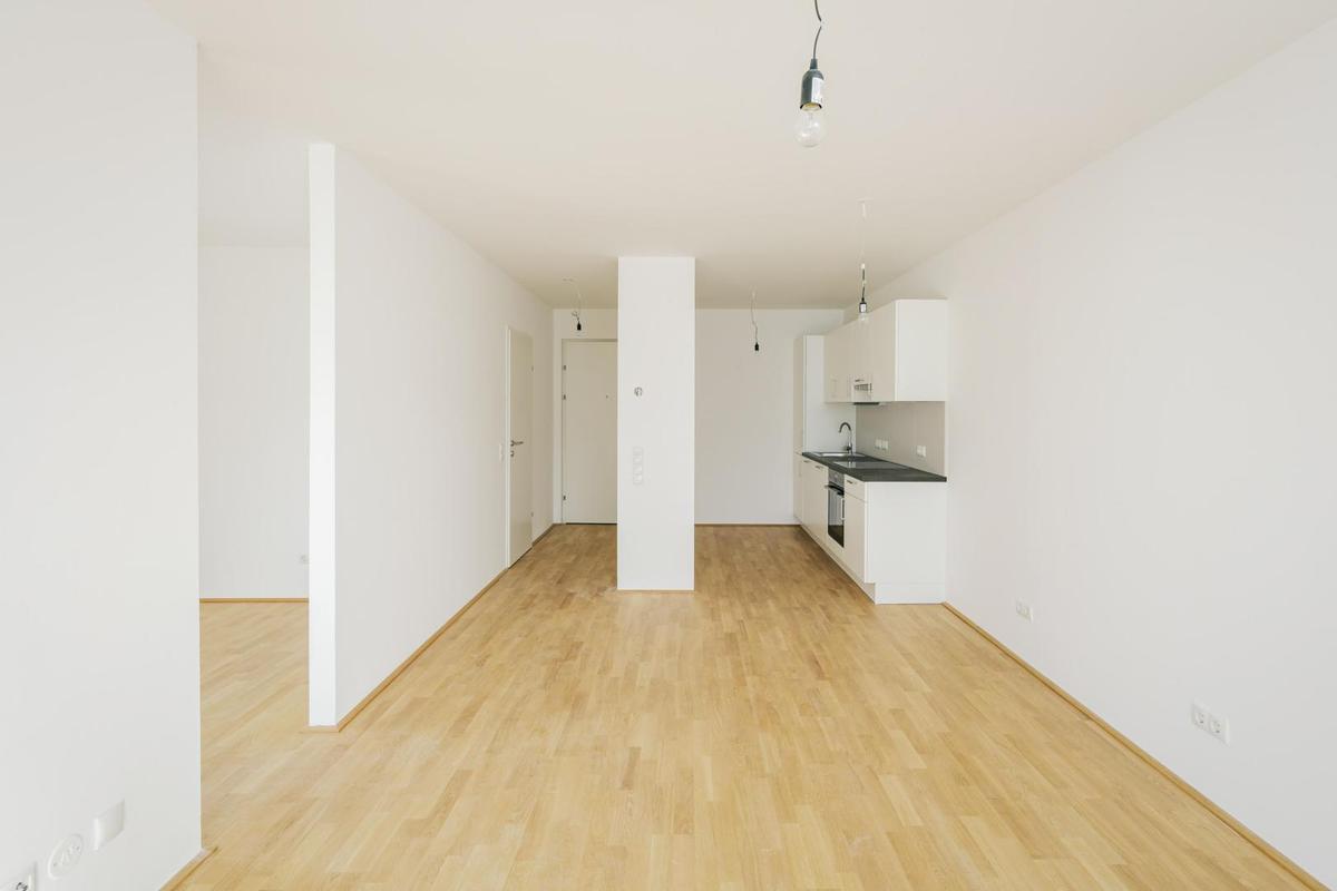 Wohnraum und K�chenzeile
