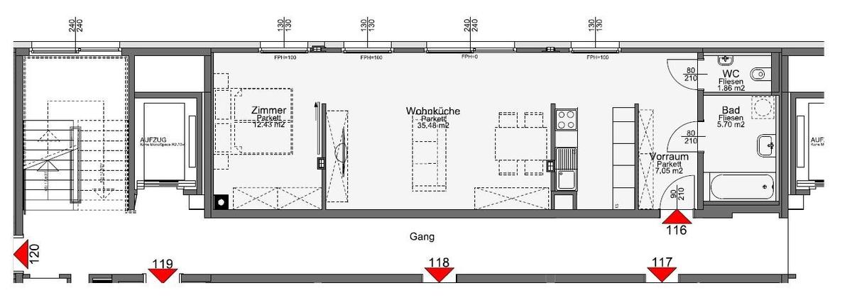 Grundriss Top 116