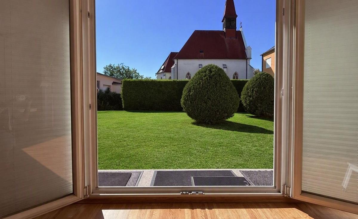 Ausblick in den Garten
