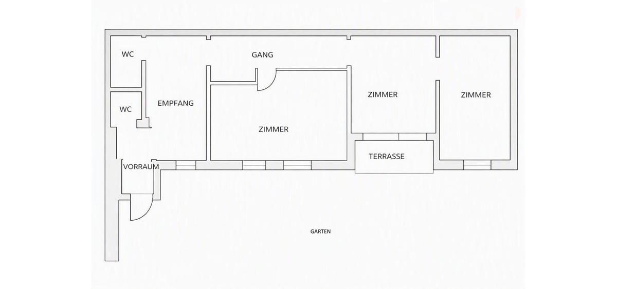 GRUNDRISSPLAN - SKIZZE
