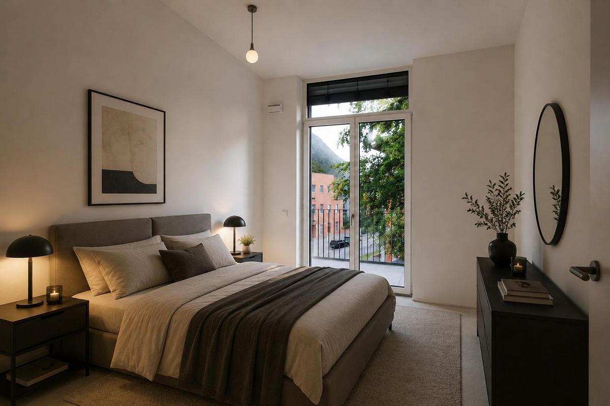 Schlafzimmer mit M�bel 1.1