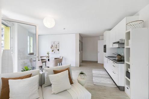 Charmante 3- Zimmer Wohnung mit Balkon und einzigartigem Grundriss (unm�bliert)