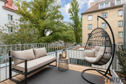 ERSTBEZUG nach Sanierung | Komplett hofseitiges Loft mit Balkon | Raumhhe bis zu ca. 4,95 m | Bro/Praxis Nutzung und Kurzzeitvermietung mglich