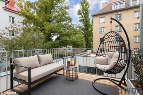 ERSTBEZUG nach Sanierung | Komplett hofseitiges Loft mit Balkon | Raumh�he bis zu ca. 4,95 m | B�ro/Praxis Nutzung und Kurzzeitvermietung m�glich | F�r Anleger oder Eigennutzer