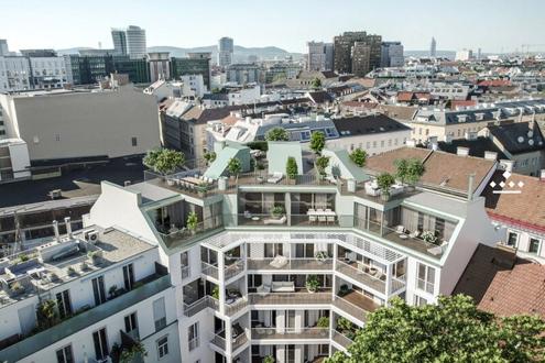 UP IN THE SKY: Modern Apartment im Erstbezug und grozgiger Terrasse!