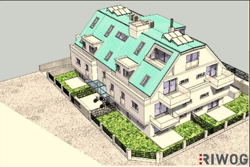 ca. 1.050m Grundstck mit baugenehmigter Planung fr ein Wohnhaus mit ca. 997 m erzielbarer Wohnnutzflche
