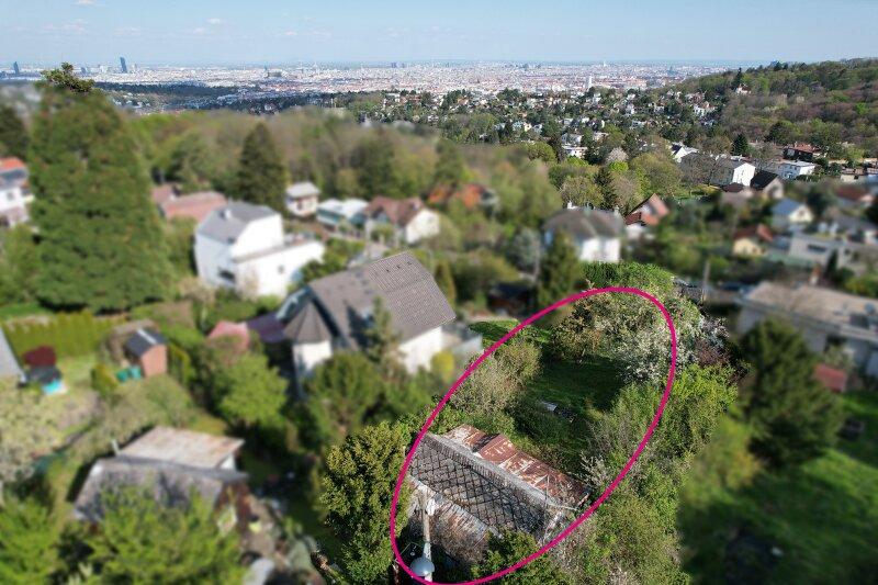 Lage Grundstck mit Wienblick