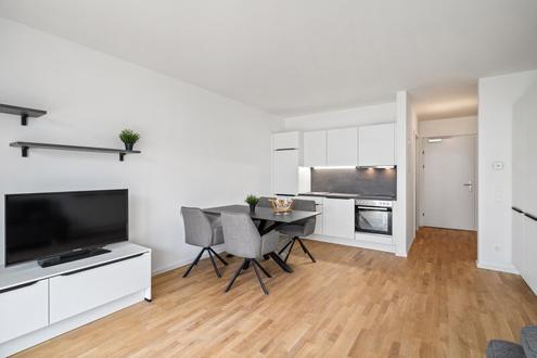 SOFORT WOHNEN! 1 Zimmerwohnung  Fertig möbliert & Garten! ERSTBEZUG
