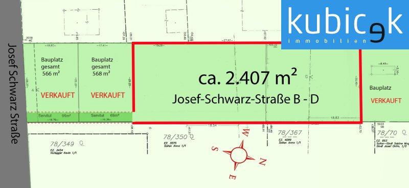 Plan Bauplatz B-D
