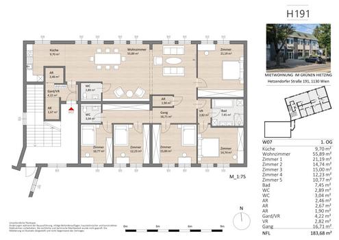 Hetzendorferstrae | 5 Zimmer Wohnung mit optionalen Parkmglichkeiten