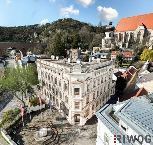 KIRCHENGASSE 1 II PRESTIGE UND ELEGANZ II WOHNUNGEN IN DENKMALGESCHÜTZEM MÖDLINGER STADTJUWEL II FUSSGÄNGERZONE