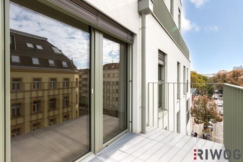 JETZT PROVISIONSFREI | ERSTBEZUG | 2-Zimmer Neubau mit Balkon | Fernwärme | TG-Stellplatz optional | Nachhaltiges Wohnbauprojekt