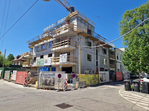 W�rmeversorgung durch umweltfreundliche Luftw�rmepumpe - Gut geschnittene 2-Zimmer-Wohnung mit Loggia ! Rohbau fertiggestellt !