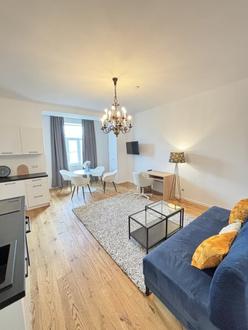 m�blierte Mietwohnung mit Balkon