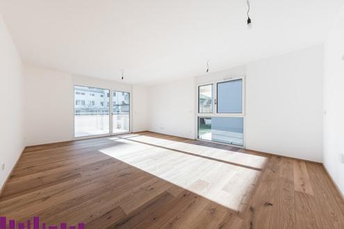 Bezugsfertiger Erstbezug: 4 Zimmer, 2 Bäder | helle Traumwohnung mit Balkon