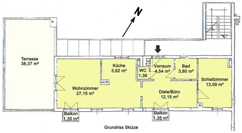 Grundriss Skizze