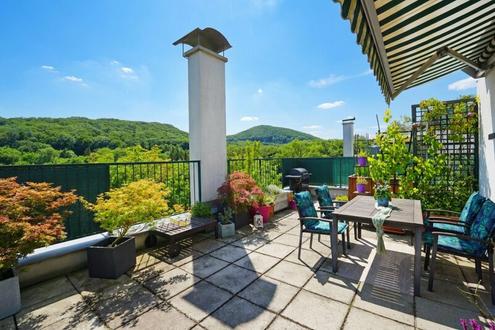 Dachterrasse mit Grünblick - Eine Traumwohnung für ruhesuchende Paare!