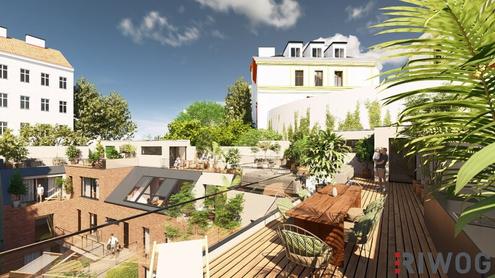 GROHGASSE 10 | südseitige 3-Zimmer Maisonette-Wohnung mit herausragender Dachterrasse | Fernwärme | Bodenkühlung | Klimaanlage