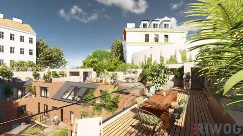 GROHGASSE 10 | südseitige 3-Zimmer Maisonette-Wohnung mit herausragender Dachterrasse | Fernwärme | Bodenkühlung | Klimaanlage