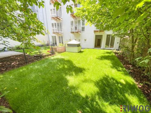 Neubau Gartenwohnung (100m² Garten) in Ruhelage | PKW-Stellplatz | 3 Min. zum Kutschkermarkt und zur U6 | 2 Min. zum Aumannplatz