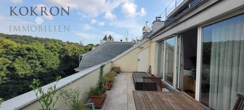 Zentrale Lage Alt-Hietzing: Dachterrassen-Maisonette inkl. 2 Garagenstellplätze.