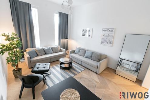 II MODERNE 2 ZIMMER ALTBAUWOHNUNG MIT 25m² TERRASSE II KOMPLETT MÖBLIERT II EINBAUKÜCHE II NÄHE U6 NÄHE U6/AKH/VOLKSOPER/WUKII AIRBNB