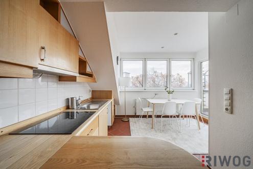 PERFEKTE WG im DG II 2 ZIMMER + KÜCHE + 11m² TERRASSE II SOFORT NUTZBAR II AIRBNB oder SELBST EINZIEHEN II KOMPLETT MÖBLIERT II NÄHE U6/AKH/VOLKSOPER/WUK