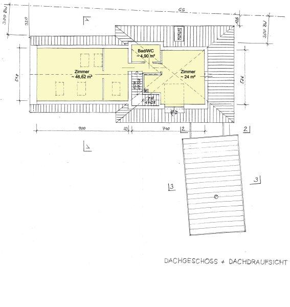 Dachgescho Dachdraufsicht