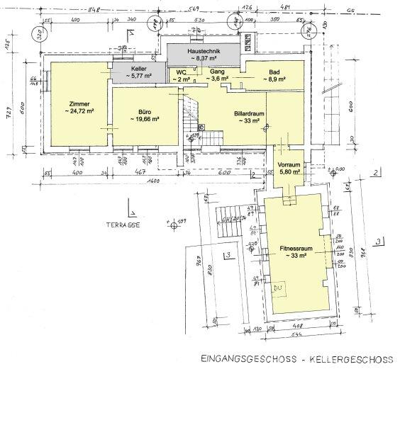 Eingangs-Kellergescho