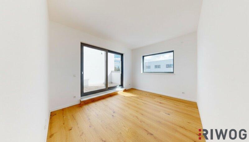 Schlafzimmer mit Terrasse