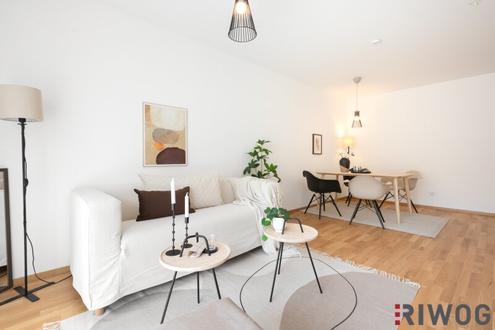 JETZT PROVISIONSFREI | ERSTBEZUG | 2-Zimmer Neubau mit BALKON | Fernwärme | TG-Stellplatz optional | Nachhaltiges Wohnbauprojekt