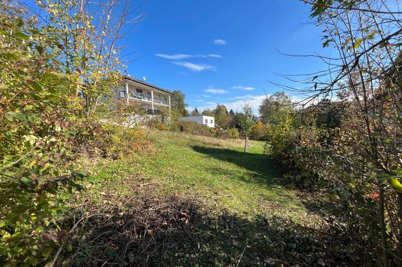 Blick ber das Grundstck von Sdwesten nach Nordosten