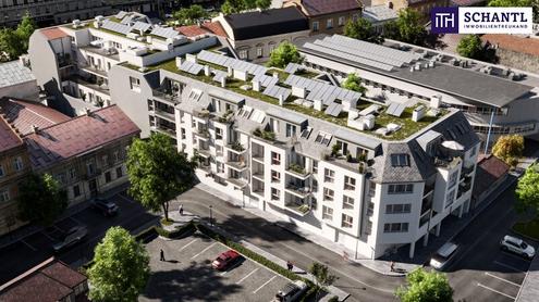 ZUM JUNGBRUNNEN! Großzügige 2 Zimmer-Wohnung mit viel Stauraum! Blick auf den schönen Hauptplatz! Beste Infrastruktur + Hochwertige Materialien + Garagenplatz optional!