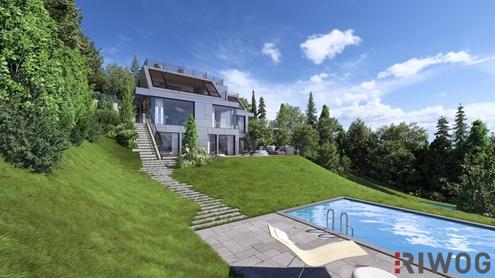Baubewilligte Villa mit viel Platz in Grnruhelage