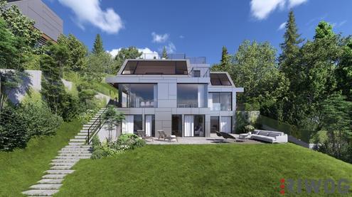 Baubewilligte Villa mit viel Platz in Grnruhelage