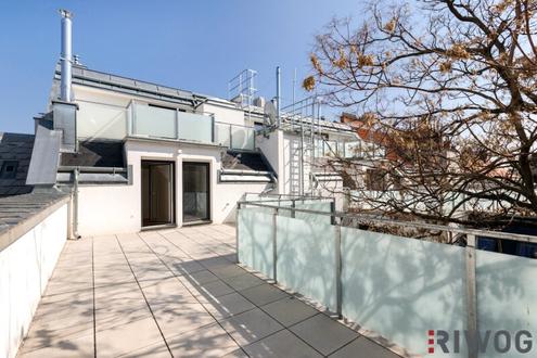 Stylische DG-WOHNUNG mit über 50m² TERRASSENFLÄCHE | RUHELAGE | Ca. 2 Min. zur U4 SCHÖNBRUNN | Ca. 15 Min. in den 1. Bezirk