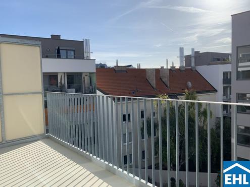 Wohnung mit Top Grundriss und Balkon mit Blick auf den Kahlenberg