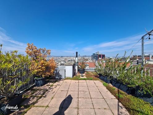 Blick über WIEN - Maisonette Dachgeschosswohnung mit Dachterrasse