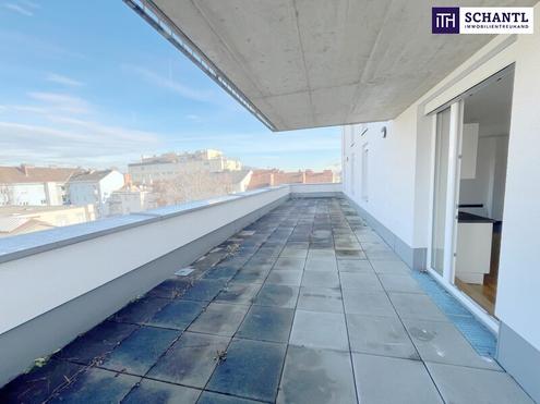 UNGLAUBLICH RIESIGE 55m² TERRASSE! SONNIG STRAHLENDE 2-Zimmer Wohnung! Ab sofort verfügbar!