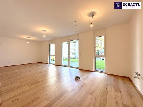 JETZT EINZIEHEN! Beeindruckende ca. 113m² große Neubauwohnung in moderner Bauweise und sehr guter Verkehrsanbindung mit tollem EIGENGARTEN - PROVISIONSFREI! 