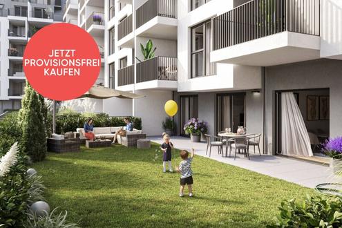 JETZT PROVISIONSFREI KAUFEN | Gartenwohnung mit 96m² Eigengarten im GRAND GARDEN | NAHE WILHELMINENBERG