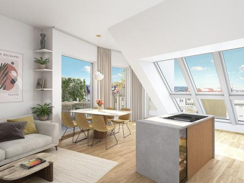Nachhaltiges Wohnen beim Yppenplatz - Moderne 3-Zimmer-Wohnung mit Loggia